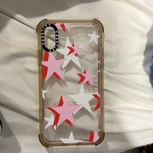 Star iPhone x/xs case in pink from Casetify